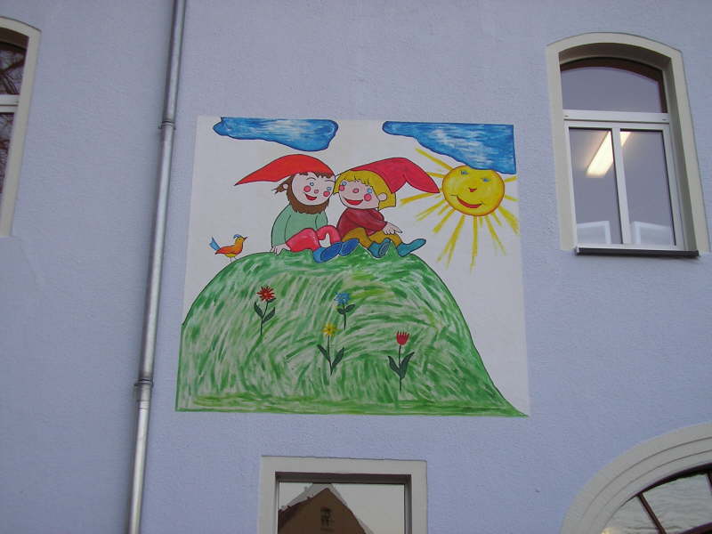 Fassadengestaltung KiTa Wichtelburg Pulsnitz (2)